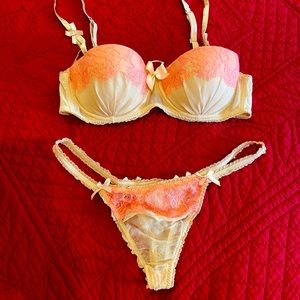 Brand New Mimi Holiday Bra 36C and Thong (M) set
